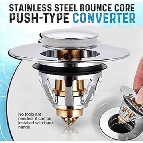 Basin up Drain Filter Universal Wash Basin Bounce Drain Filter Sink Drain Plug Bathroom Accessory Basin up Drain Filter