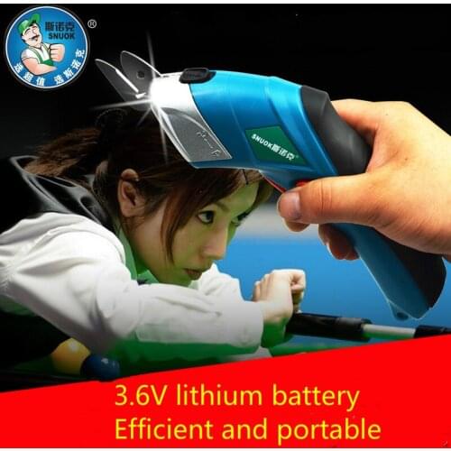 Fabric LEATHER TOOLS 220V 3.6V Lithium Charging INDUSTRIAL Electric Sewing Scissors LG6278