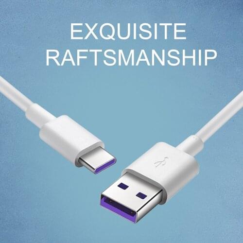 Fast Charging Mobile Phone 5A 2m USB Cable C Micro Charger Android Type-C Data Cord For Huawei P40 Mate 30 Xiaomi Redmi Office