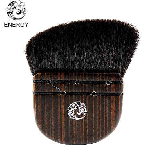 ENERGY Brand Goat Hair Big Angled Powder Contour Brush Kabuki Make Up Makeup Brushes Brochas Maquillaje Pinceaux Maquillage YJ03