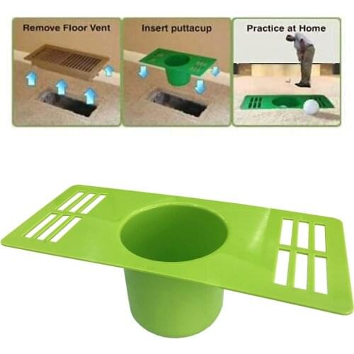 MAZEL Indoor Golf Practice Hole for Putter Golf Putting Cup Mat for Home Training Tool for Adults