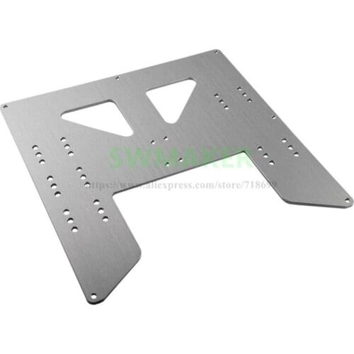 Anet A8 Y-Carriage upgrade plate Anet A8 A6 3D Printer Upgrade Y Carriage Anodized Aluminum Plate