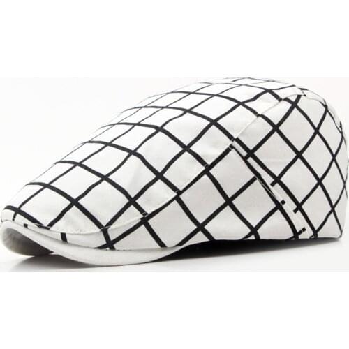 Fashion Berets Hat Men Retro Plaid Cap Womens Hats Beret Mens Fashion Cap Beret Hats