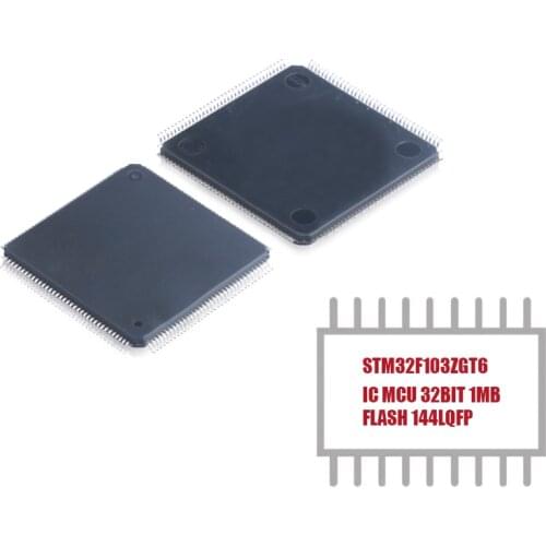My Group Asia 1PCS Integrated Circuits (ICs) IC MCU 32BIT 1MB FLASH 144LQFP STM32F103ZGT6 Microcontrollers in Stock