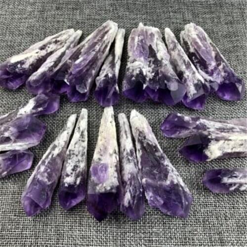 Raw Natural Amethyst Quartz Cluster Crystal Seed Wand Point Specimen Urugua Natural Stones and Minerals