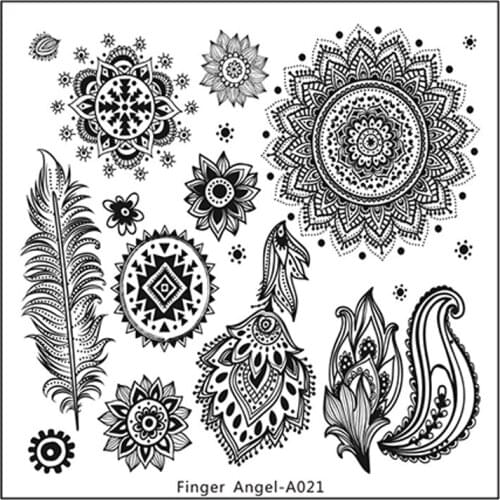 1Pcs Different Design Image Plate Cute Size 6x6cm Nail Art Image plate + 1Pcs Pink Nail Stamper