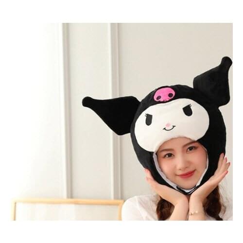 Lovely Devil Monster Toy Headwear Cartoon Cute Toy Mask Stuffed Monster Toys Party Costume Toy Hat Cartoon Cosplay Headwear