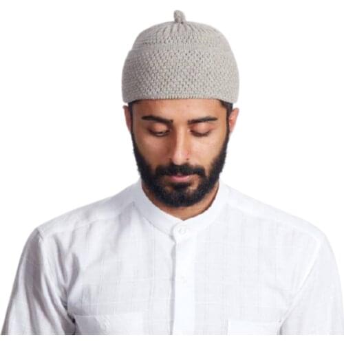 Gorro Beanie Turkish Muslim Islamic Kufi Taqiya Takke Peci Skull Cap Prayer Hat With Solid Colours Bobble Stretchable