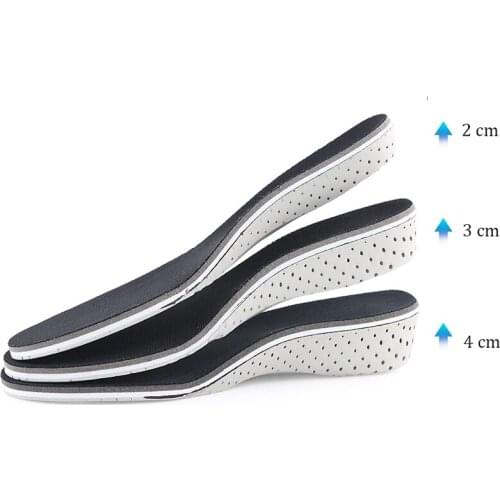 1 Pair Height Increase Invisible Insole for Men Women Get Taller Heighten Increased Insoles for Shoes Inserts Foot Pads Cushion