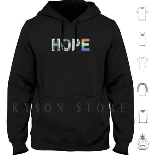 Hope Hoodies long sleeve Cotton Hope Pride Disability Black Lives Matter Liberal Activism Racial Justice