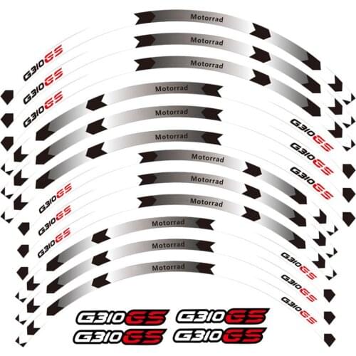 High quality motorcycle sticker machine wheel sticker decal waterproof sun proof reflective rim bike For BMW G310GS G310 GS