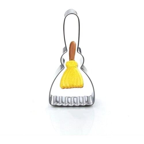 1pcs patisserie reposteria Baking Broom Molds Metal Cookie Cutter Fondant Cake Decor Biscuit Paste Gum Cupcake Pastry Shop Mould