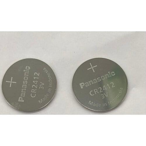 2pcs/lot Panasonic 3V Button Cell Battery CR2412 CR 2412 Lithium Coin watch Key Fobs Batteries For swatch watch