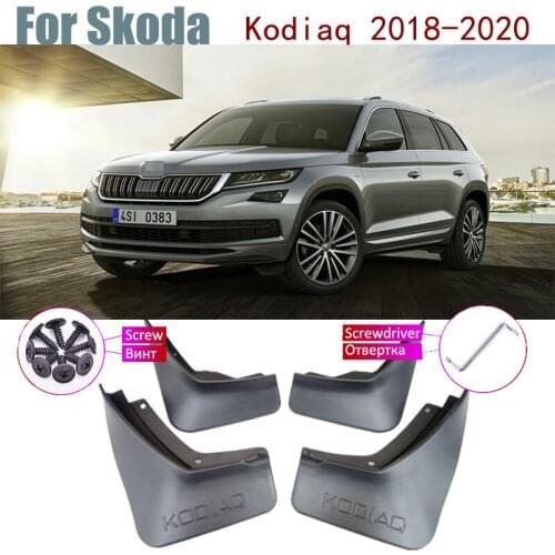 4 PCS Front Rear Fender Mud Flaps Guard Splash Flap Mudguard Car Accessories Mudguards For Skoda Kodiaq 2020-2018 2019