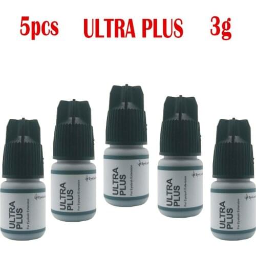 5Bottles/lot ULTRA PLUS Eyelash Extension Professional Glue With Sealed Long Lasting 6 Weeks Waterproof Eye Lash Cosmetic Tools