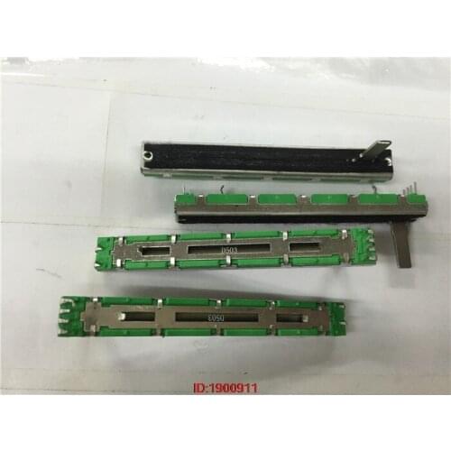 5pcs/lot MG124CX 166cx mixer fader double potentiometer D503 D50K total length 75MM