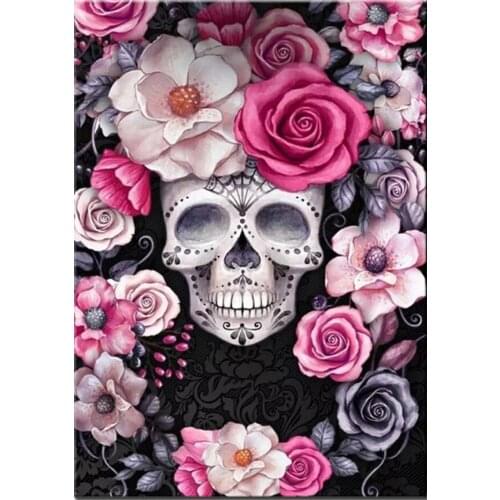 5D DIY Diamond embroidery Fantasy Constellation Mosaic Kit Rose Skull Diamond Painting Full Square Round Rhinestone A987