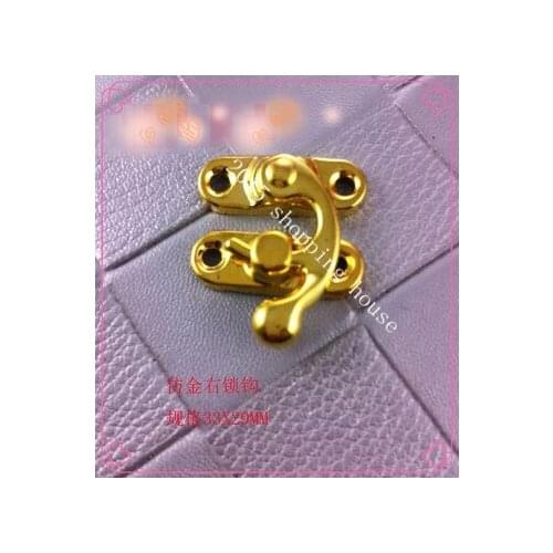 A11 box around the horn hook box luggage accessories lock hasp hook antique metal DIY 33MM*29MM