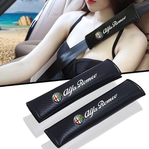 Car seat belt Protect accessorie for Alfa Romeo 159 Brera Giulia Giulietta gt gtv SPIDER STELVIO 8c 4c 166 156 147 146 145
