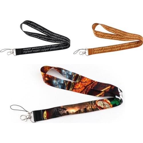 E3445 The Ring King Movie Lanyard Keychains Accessory For Mobile Phone USB ID Badge Holder Keys Strap Neck lanyard