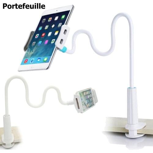 Portefeuille Gooseneck For iPad Stand Holder Tablet Mount Long Arm Bracket for iPhone 7 8 Plus iPad Pro 10.5 Soporte Accessories