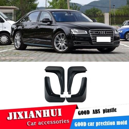 For Audi A8 2011-2017 Mudflaps Splash Guards Front With the color and rear Mud Flap Mudguards Fender Modified special