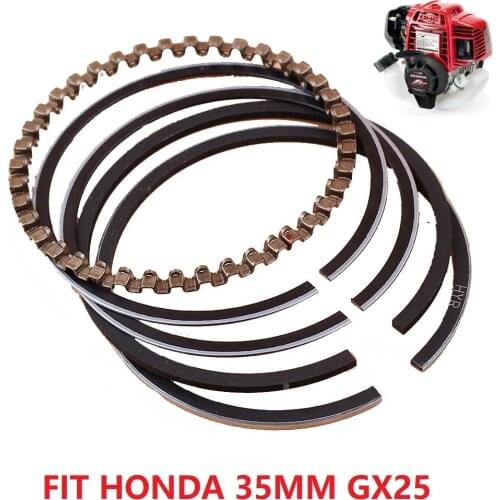 35mm Piston Ring Rings Set Fit HONDA GX25 GX25N G25T GX25NT 25CC Gasoline Engine Motor Brush Cutter Strimmer Trimmer