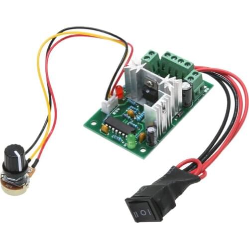 DC Motor Speed Controller C10V12V24V30V 120W PWM 500HZ Adjustable Volt Motor Controller CCM2 Overload short Circuit Protection