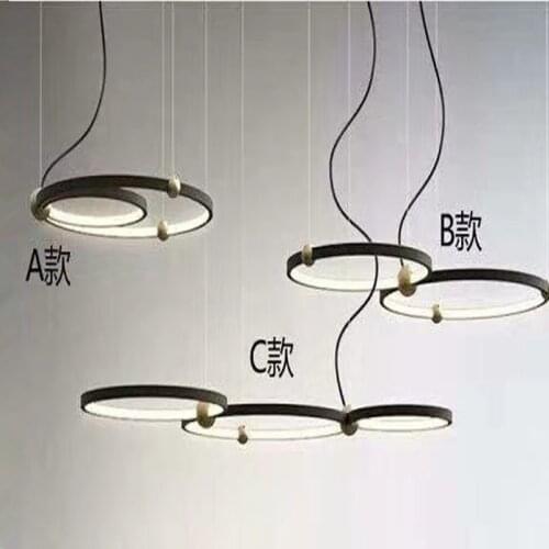 Nordic luminaire pendant lights iron living room bedroom restaurant luminaria pendente hanging lamp hanglamp