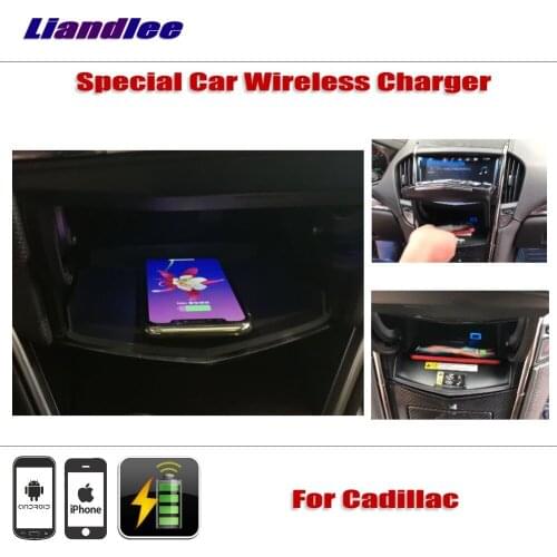 Accessories For Cadillac ATS XTS-L hidden Special Car Wireless Charger Storage For IPhone Android Iphone Battery Charger