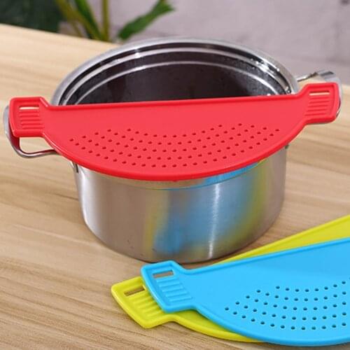 Drain Basket Filter Leakproof Jars Plastic Pot Side Drainer Kitchen Accessories for Household Kitchen Helping Decor
