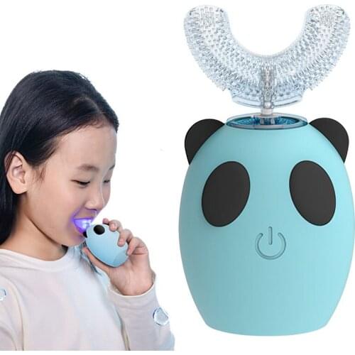 DIOZO U Shape 360 Degrees Kid Sonic Electric Toothbrush Rechargeable Children Teeth Care Waterproof Automatic Tooth Brush
