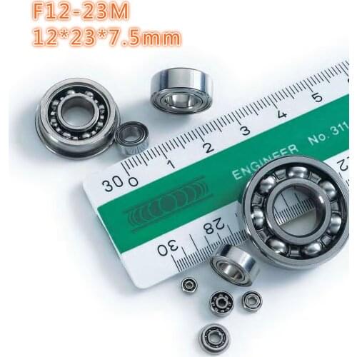 5pc Micro plane thrust ball bearing f12-23m size 12*23*7.5mm bearings for tranmition jmc