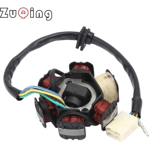 50CC-125CC upper or lower electric starting coil 6-stage combination plug for up and down electric start 50CC-125CC engines