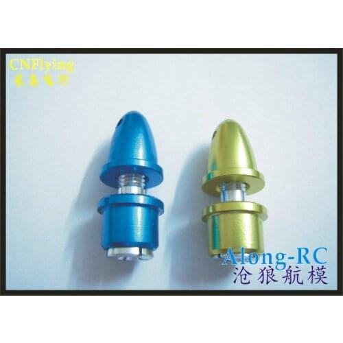 Spare part 5pcs RC Plane Airplane Spinner 3.17mm Shaft Motor Propeller Adaptor (silvery blue yellow)/for xxd 2212 2208 motor