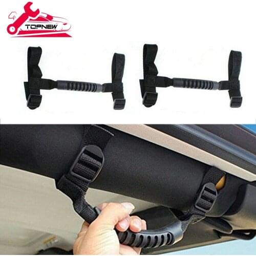 1pc Car Roll Bar Grab Handles Grip Handle for Jeep Wrangler Rear Side Car Grab Handle Bar Roll Grips Holder
