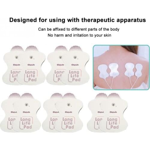 10Pcs/set Electrode Pads Replacement Massager Pad Electric Therapy Pad