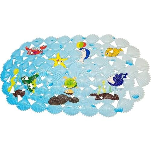2020 New Multi-use bath mat / PVC for bath mats Anti-slip mats for children and shower Coral Fish X-039