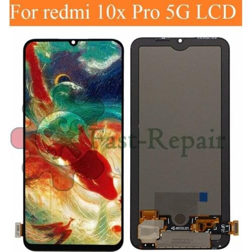 6.57" Original super Amoled For Xiaomi Redmi 10X 5G LCD Screen Display+Touch Screen Digitizer For Xiaomi Redmi 10X Pro 5G LCD