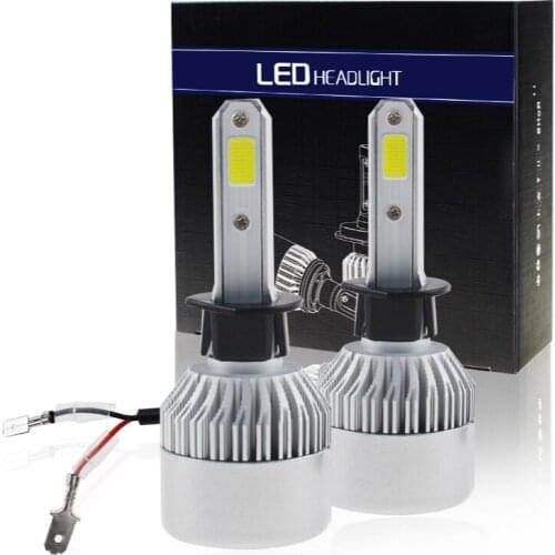 H7 Car Headlight H1 H3 HB3 H4 LED Bulb H8 H9 H11 9005 9006 72W 8000LM 6000K S21 Auto Headlamp