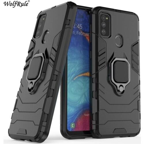 Ring Holder Case For Samsung Galaxy M21 M30S M31 Cover Armor Back Phone Bumper For Samsung Galaxy M21 M31 M30S Case 6.4