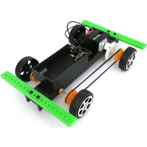 DIY Steam Electric Power Car Model Kit For Kids Physical Science Experiments Toy Set Preschool Intelligence Develop Educational