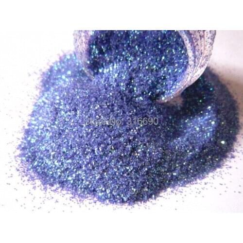Purple neon Solvent resistant glitter for nail polish making