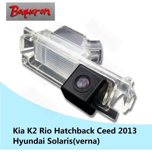 BOQUERON for Kia K2 Rio Hatchback Ceed 2013 Hyundai Solaris verna HD CCD Reverse Parking Backup Camera Car Rear View Camera