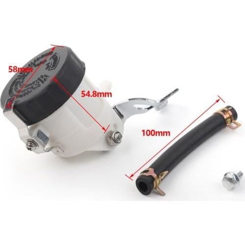 Motorcycle Brake Master Cylinder Fluid Oil Reservoir For Suzuki SV650 GSX-R1000 GSX-R750 GSX-R600 SV1000 SV1000S 2003-2007