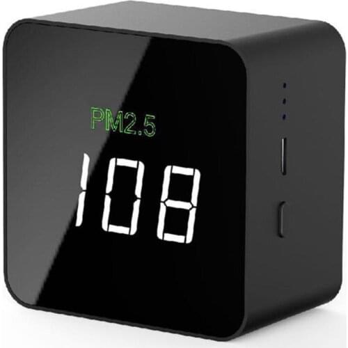 Mini PM2.5 Detector USB Air Quality Tester Monitor Meter Rechargeable Air Detector with LED Display