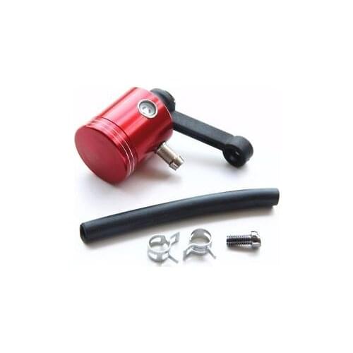Motorcycle Sport Street Dirt Bike Master Cylinder Fluid Oil Reservoir Brake Tank For Honda CB CBR NSR Suzuki GSF GSX-R GSX-R Red