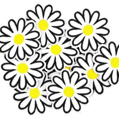 Diy patches for clothing iron embroidered patch applique iron on patches sewing accessories badge stickers on clothes bag DZ-027