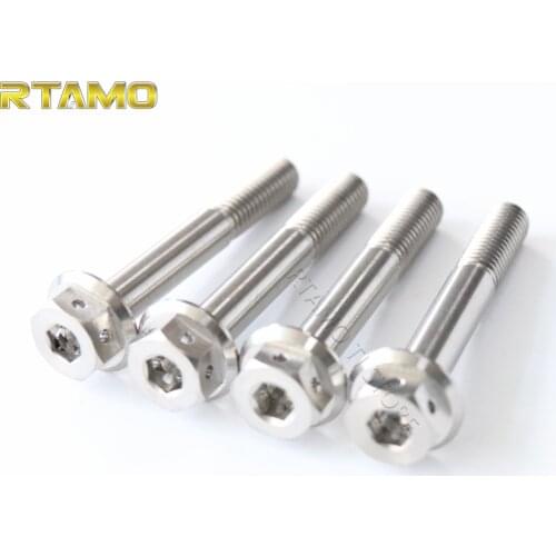 Titanium DualDrive Bolts M10X1.25x65/80 /90 /100 Race Spec Screws for Brake System Caliper Bicycle and Motorcycle Parts