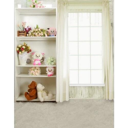 Baby birthday wool carpet photo background vinyl toys shelf photography backdrops for photographer studio props backdrops S-2334